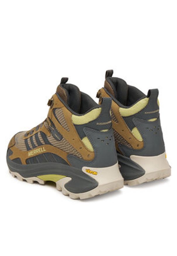 Merrell Trekkingi Moab Speed 2 Mid GORE-TEX J038339 Brązowy. Kolor: brązowy. Materiał: materiał. Technologia: Gore-Tex. Sport: turystyka piesza