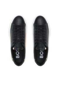 BOSS - Boss Sneakersy 50497880 Granatowy. Kolor: niebieski. Materiał: skóra