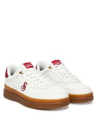 skechers - Skechers Sneakersy Snoop Dogg Courtside Urban 251200/WRD Biały. Kolor: biały. Materiał: skóra #3