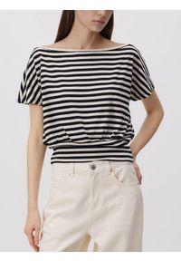 Reserved - Bluzka ze ściągaczem - wielobarwny. Materiał: dzianina