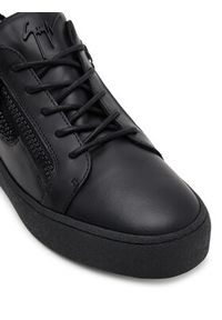 Giuseppe Zanotti - GIUSEPPE ZANOTTI Sneakersy May London RU40038/001 Czarny. Kolor: czarny. Materiał: skóra #4