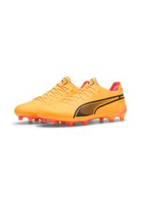 Puma - Buty piłkarskie KING ULTIMATE FG/AG PUMA. Kolor: różowy, czarny, wielokolorowy. Sport: piłka nożna