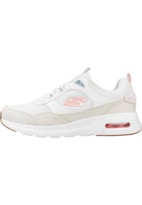skechers - Tenisówki Skechers Model Skech-air Court Kolor Biały. Kolor: biały, wielokolorowy, beżowy. Materiał: zamsz, materiał, syntetyk