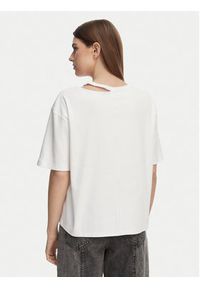 Karl Lagerfeld Jeans T-Shirt B2W17077 Biały Regular Fit. Kolor: biały. Materiał: bawełna #3