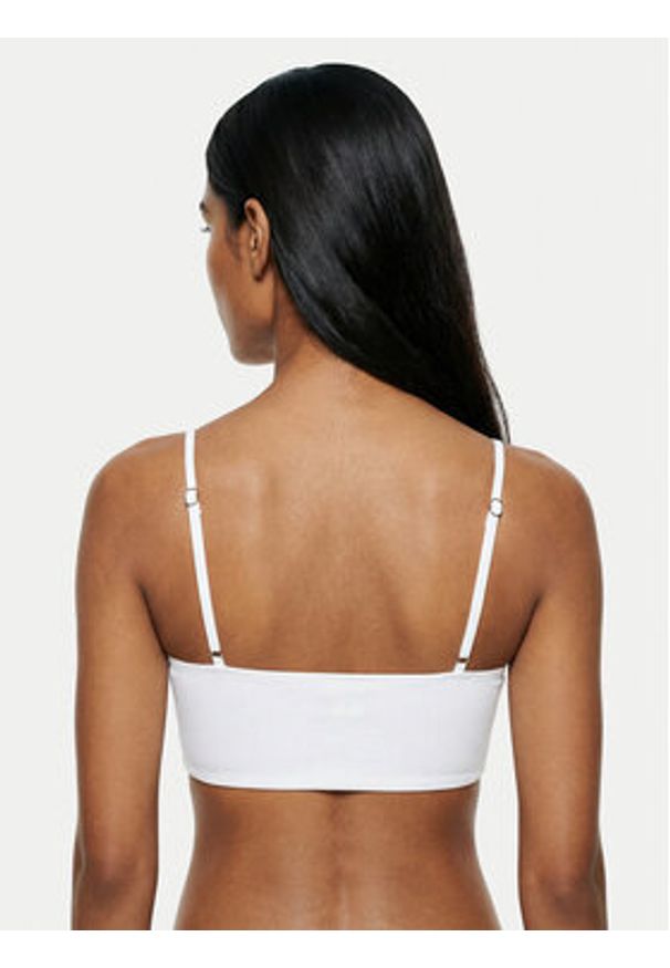 Polo Ralph Lauren Góra od bikini 21612454 Biały. Kolor: biały. Materiał: syntetyk