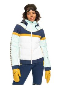 Kurtka narciarska damska Roxy Chic Insulated. Kolor: biały. Sport: narciarstwo