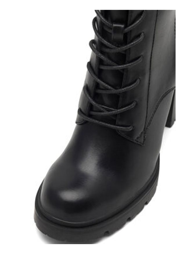 Clara Barson Botki KLARISSA WS5881-10 Czarny. Kolor: czarny. Materiał: skóra