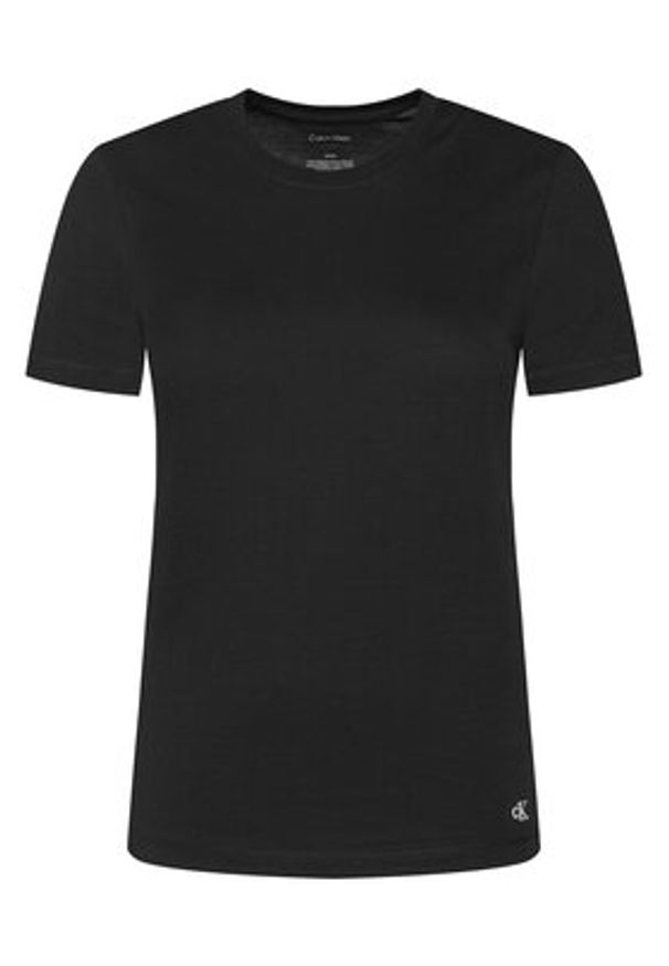 Calvin Klein Underwear Komplet t-shirtów LV00QS7485 Czarny Regular Fit. Kolor: czarny. Materiał: bawełna