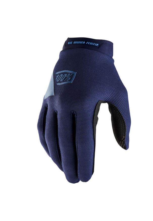 Rękawiczki damskie 100% ridecamp. Kolor: wielokolorowy, niebieski, szary. Sport: kolarstwo