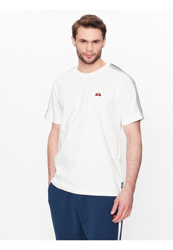 Ellesse T-Shirt Capurso SHR17439 Biały Regular Fit. Kolor: biały. Materiał: bawełna