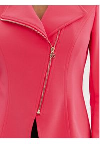 Rinascimento Marynarka CFC0122737003 Różowy Regular Fit. Kolor: różowy. Materiał: bawełna