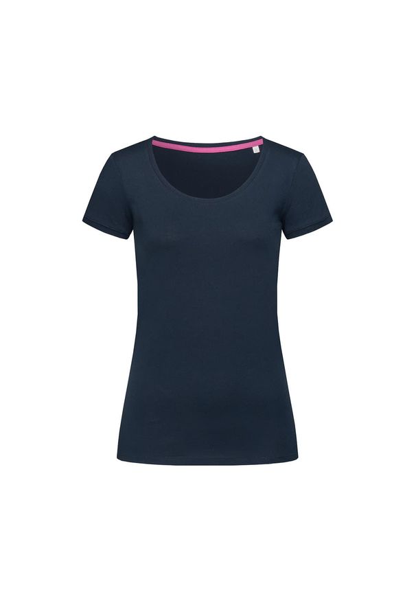 Stedman - Koszulka Damska Megan Z Okrągłym Dekoltem. Kolor: niebieski. Sport: turystyka piesza