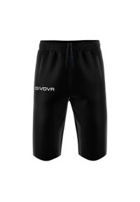 Czarne Szorty Sportowe Givova 4XL - Oddychające i Elastyczne. Kolor: czarny. Długość: krótkie. Sezon: lato #1