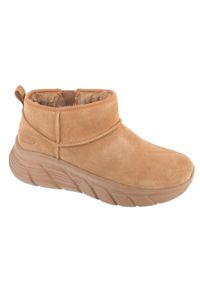 skechers - Buty zimowe damskie, Bobs B Flex Hi - Hi Frost. Kolor: brązowy. Sezon: zima #1