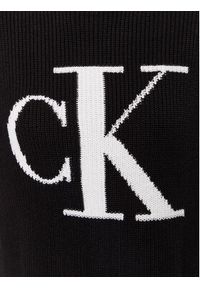 Calvin Klein Jeans Sweter J20J221347 Czarny Regular Fit. Kolor: czarny. Materiał: bawełna #5