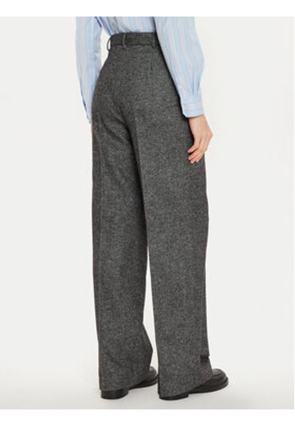 MAX&Co. Spodnie materiałowe 2426136064200 Szary Regular Fit. Kolor: szary. Materiał: wełna