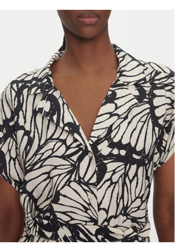 JDY Sukienka koszulowa Troya 15347216 Beżowy Regular Fit. Kolor: beżowy. Materiał: wiskoza. Typ sukienki: koszulowe