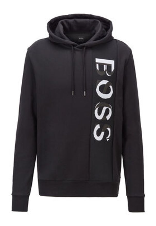 BOSS - Boss Bluza Seeger 47 50449164 Czarny Regular Fit. Kolor: czarny. Materiał: bawełna