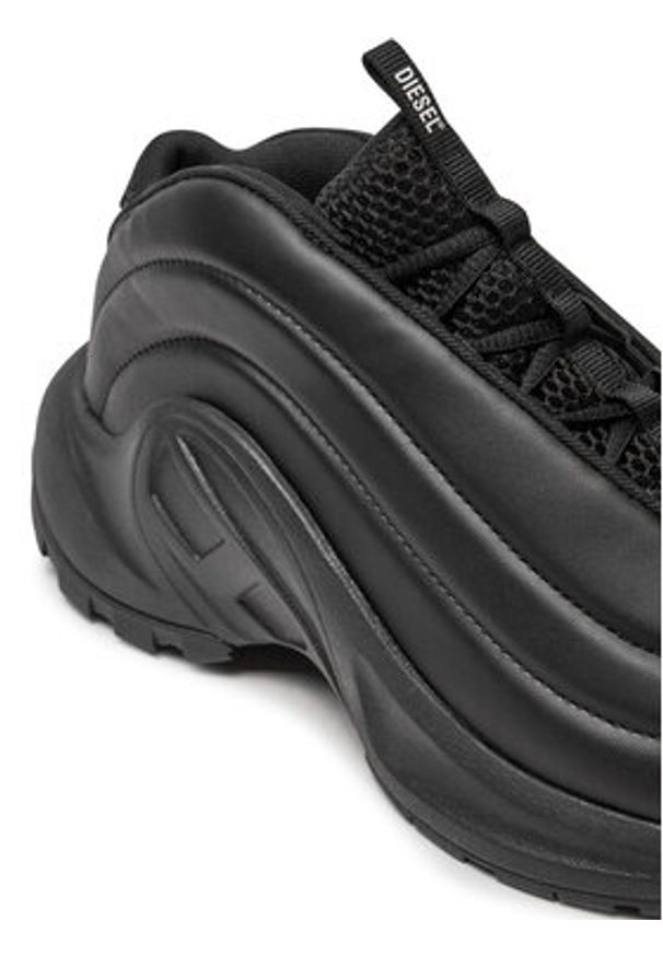 Diesel Sneakersy S-D-Runner X Y03440 P6691 T8013 Czarny. Kolor: czarny. Materiał: skóra