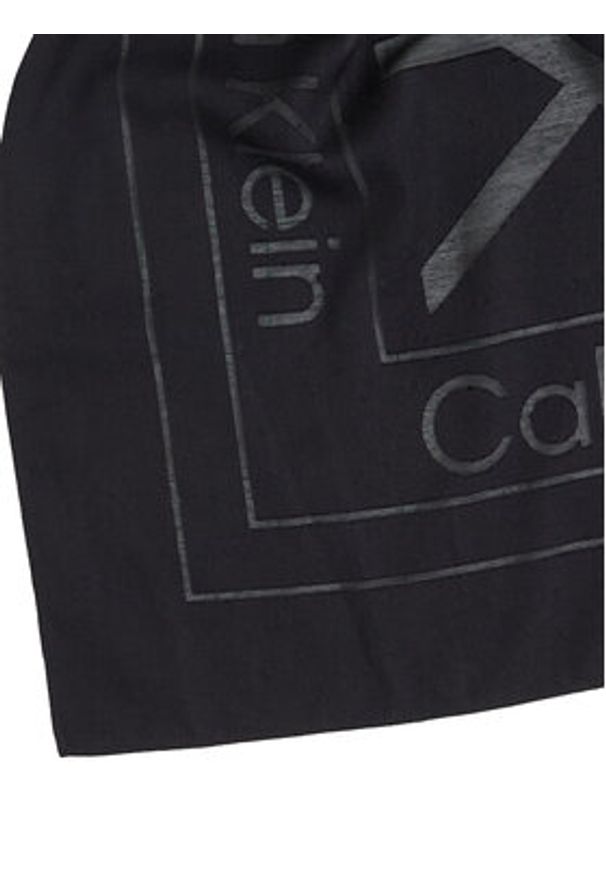 Calvin Klein Chusta Burnout Large Monogram K60K612977 Czarny. Kolor: czarny. Materiał: poliester, materiał