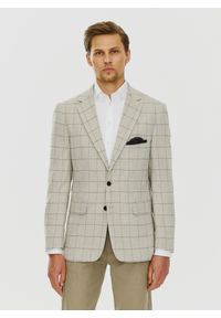 Pako Lorente - PAKO LORENTE – Casualowa marynarka męska w kratę. Okazja: na co dzień. Materiał: jeans. Wzór: kratka. Styl: casual #6