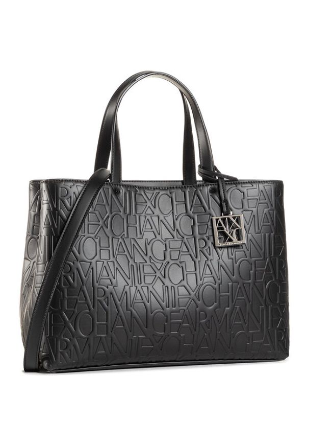 Armani Exchange Torebka 942646 CC793 00020 Czarny. Kolor: czarny. Materiał: skórzane