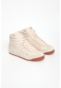 Marella - Sneakersy damskie zamszowe Gregory MARELLA MONOCHROME. Materiał: zamsz