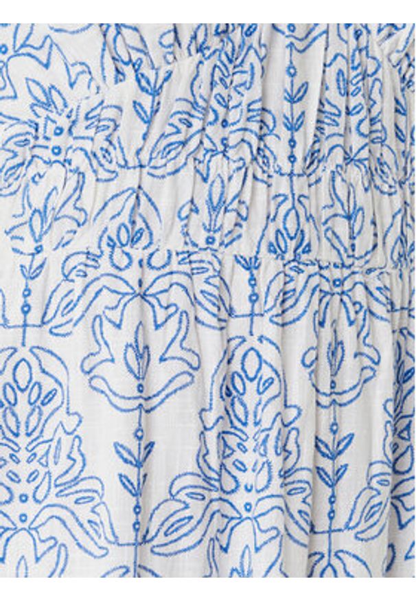 YAS Sukienka letnia Cinni 26036881 Błękitny Regular Fit. Kolor: niebieski. Materiał: bawełna. Sezon: lato