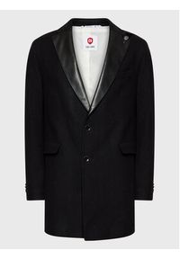 CG - CLUB of GENTS Płaszcz wełniany Piper-K 254001-001 Czarny Slim Fit. Kolor: czarny. Materiał: wełna #4