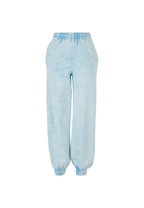 Urban Classics - Spodnie Dresowe Damskie Z Ręcznikiem. Kolor: niebieski. Materiał: dresówka. Długość: długie