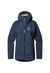 Damska kurtka wodoodporna Haglöfs Front. Kolor: niebieski. Sport: turystyka piesza #1