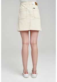 Lee - LEE SEASONAL SKIRT DAMSKA SPÓDNICA MINI OFF WHITE L38ACXFR