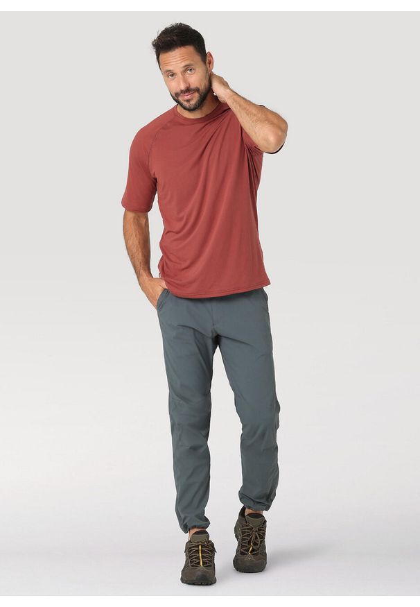 Wrangler - WRANGLER NS715 Convertible Trail Jogger MĘSKIE SPODNIE MATERIAŁOWE WA1E32M15 112324330. Okazja: na co dzień. Materiał: materiał. Styl: casual, klasyczny