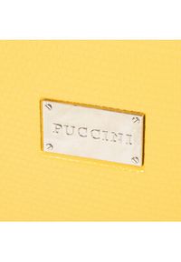 Puccini Walizka średnia PC029B Żółty. Kolor: żółty #5