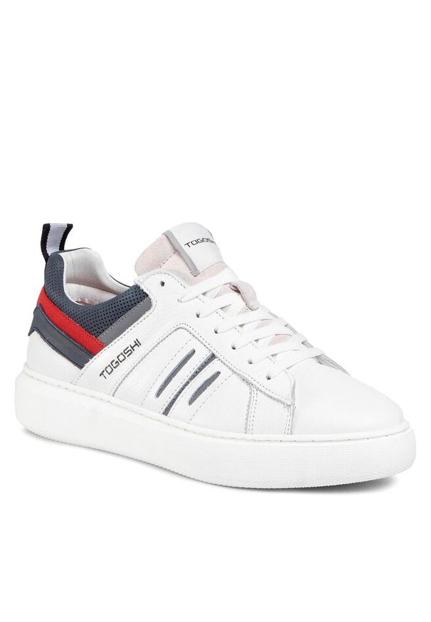 Sneakersy Togoshi. Kolor: biały