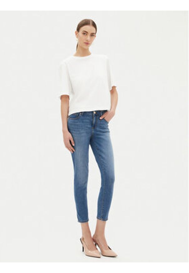 Fracomina Jeansy FP25SV8000D46002 Niebieski Slim Fit. Kolor: niebieski