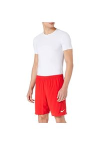 Spodenki treningowe męskie Nike Dri-Fit F Venom Short III. Kolor: czerwony. Materiał: poliester, elastan. Technologia: Dri-Fit (Nike)