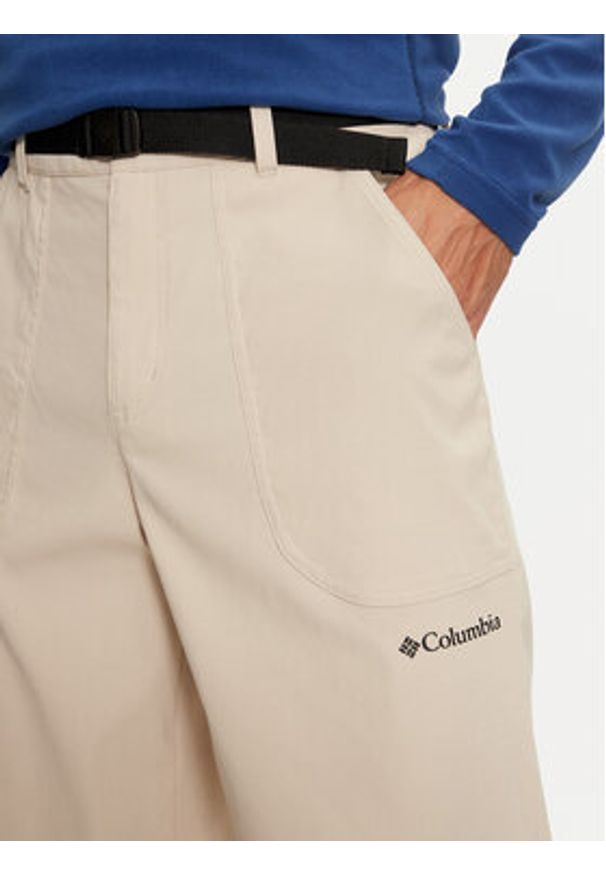 columbia - Columbia Spodnie outdoor Brea Falls™ 2086004 Beżowy Regular Fit. Kolor: beżowy. Materiał: syntetyk. Sport: outdoor
