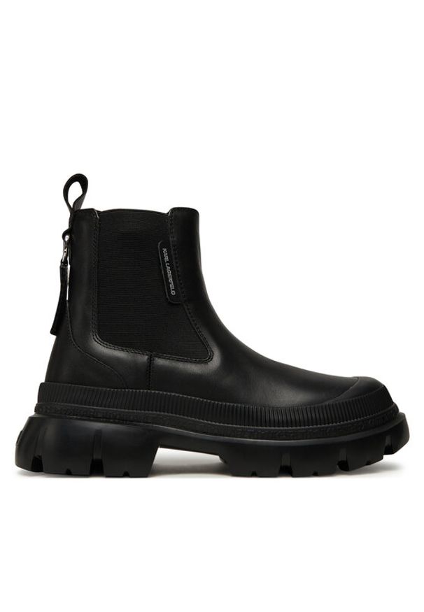 Karl Lagerfeld - KARL LAGERFELD Sztyblety KL43545 Czarny. Kolor: czarny. Materiał: skóra