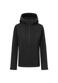 Damska kurtka z kapturem Viking Kerns. Typ kołnierza: kaptur. Kolor: czarny. Sport: turystyka piesza #1