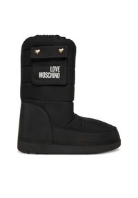 Love Moschino - Śniegowce LOVE MOSCHINO. Kolor: czarny #1