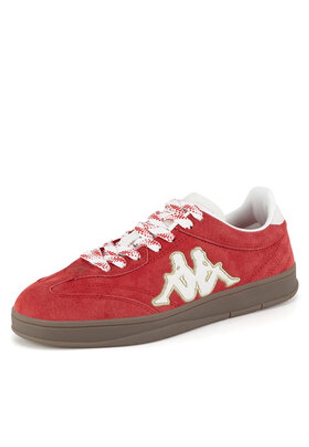 Kappa Sneakersy FC-24880H Czerwony. Kolor: czerwony. Materiał: nubuk, skóra