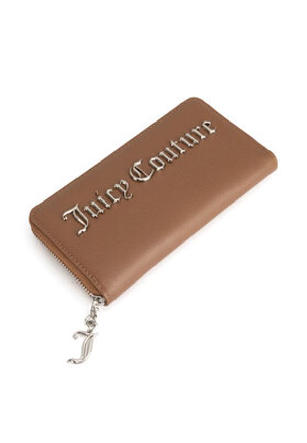 Juicy Couture Duży Portfel Damski WIJXT5341WVP Brązowy. Kolor: brązowy