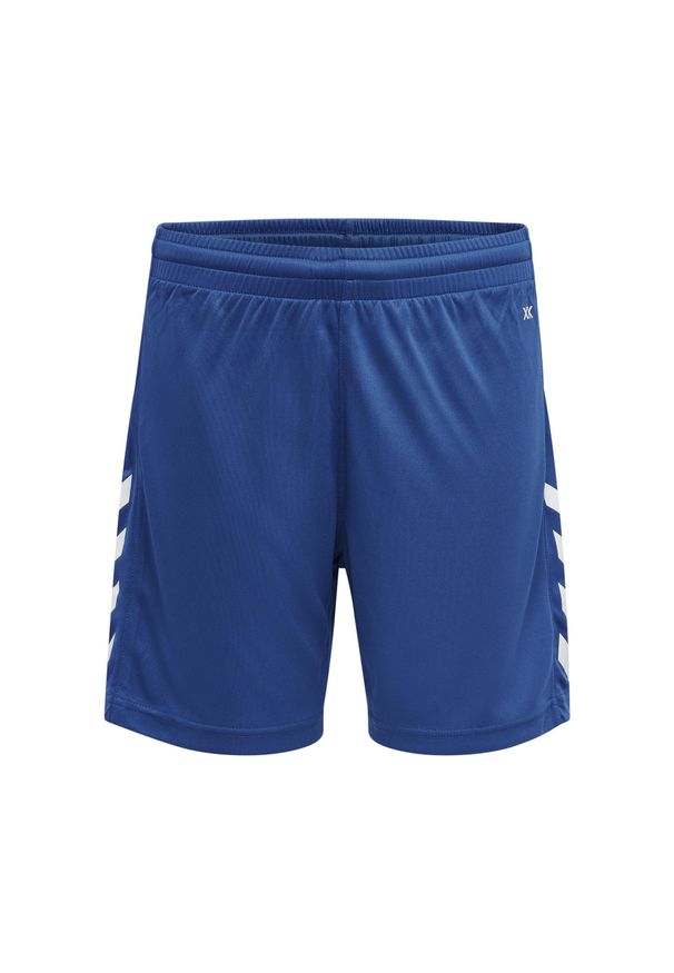 Spodenki dziecięce Hummel hmlCORE XK. Okazja: na co dzień, na uczelnię. Kolor: niebieski. Styl: casual, sportowy. Sport: joga i pilates