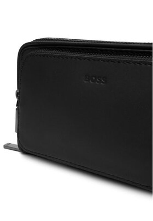 BOSS Nerka New Crosstown 50557797 Czarny. Kolor: czarny. Materiał: skóra