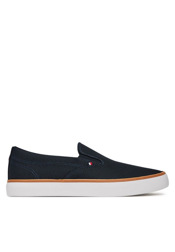 TOMMY HILFIGER - Tenisówki Tommy Hilfiger. Kolor: niebieski