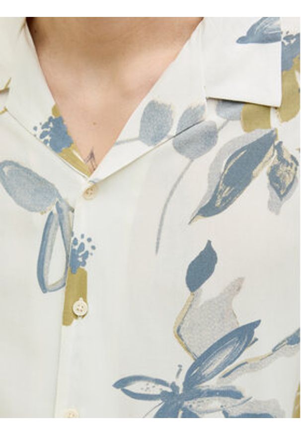 Jack & Jones - Jack&Jones Koszula Luke 12271111 Écru Relaxed Fit. Materiał: wiskoza