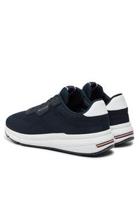 TOMMY HILFIGER - Tommy Hilfiger Sneakersy Lightweight Rwb Knit FM0FM05423 Granatowy. Kolor: niebieski. Materiał: materiał #6