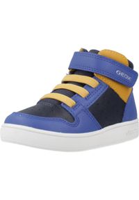 Geox - Buty GEOX B ECLYPER BOY Niebieski. Kolor: niebieski. Materiał: syntetyk, tkanina. Sport: turystyka piesza