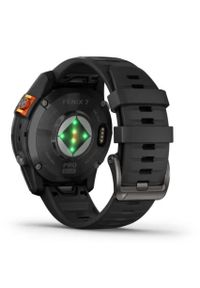 GARMIN - Garmin Fenix 7 Pro Solar czarny z czarnym paskiem. Rodzaj zegarka: cyfrowe. Kolor: czarny. Styl: sportowy, casual, militarny #6